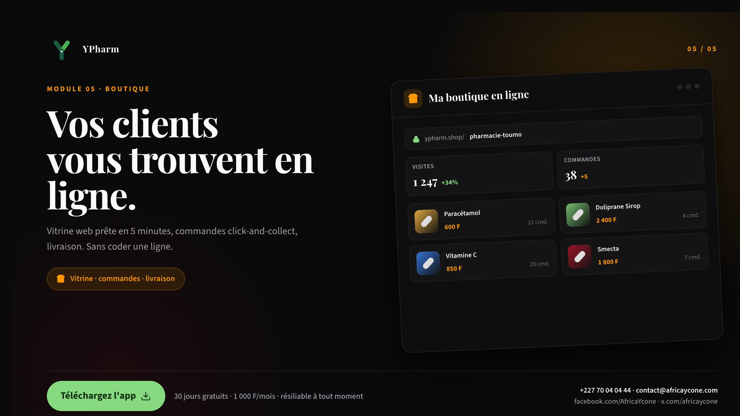 Boutique en ligne
